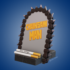 00.png Chainsaw man phone stand