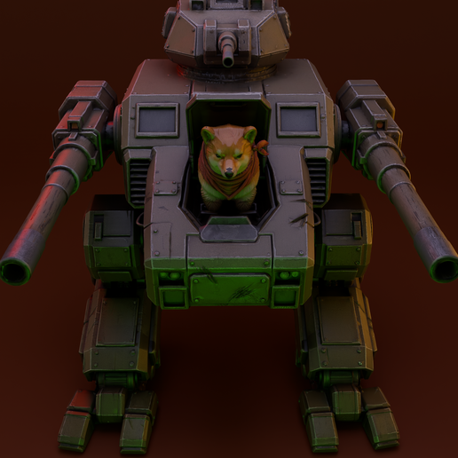 🧑‍ ️ Cheems-Inspired Shiba Inu Mech Pilot – Battle Mecha Collectible ...