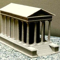 Fortuna_01A.jpg Бесплатный STL файл Roman Temple・Дизайн 3D-принтера для скачивания, Winslow