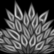 hojas-p5.png Wave Panel 3D CNCrouter Aspire STL DXF Furniture wall art