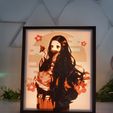 20230803_153117.jpg Light Box Nezuko (Demon Slayer) multi-colored lithophanie