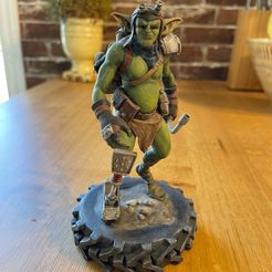 Goblin1.jpeg STL file Goblin statue・3D printer design to download