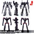 13.jpg Armored Core Last Raven Mecha  3DPrint Articulated Action Figure