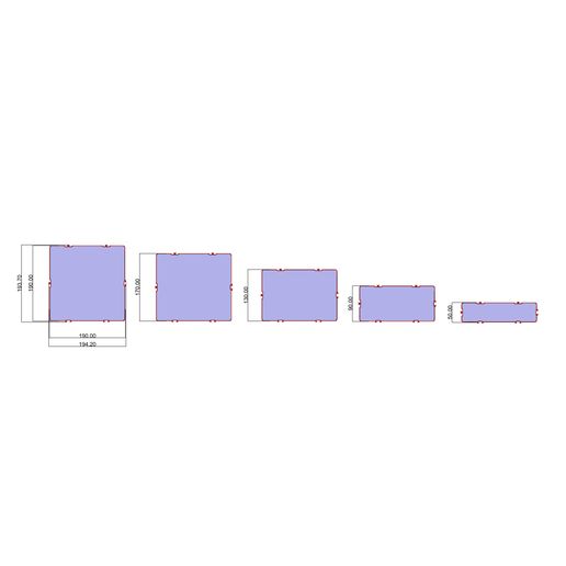 OOOZT 190.00. 194.20 OO O6T OLeSL 3D PRINT - LIGHT - STACKABLE DRAWERS