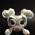 SkullnBones_Front_Pirate.png Munny Artoy Accessories | Skull Mask & Bone Mace