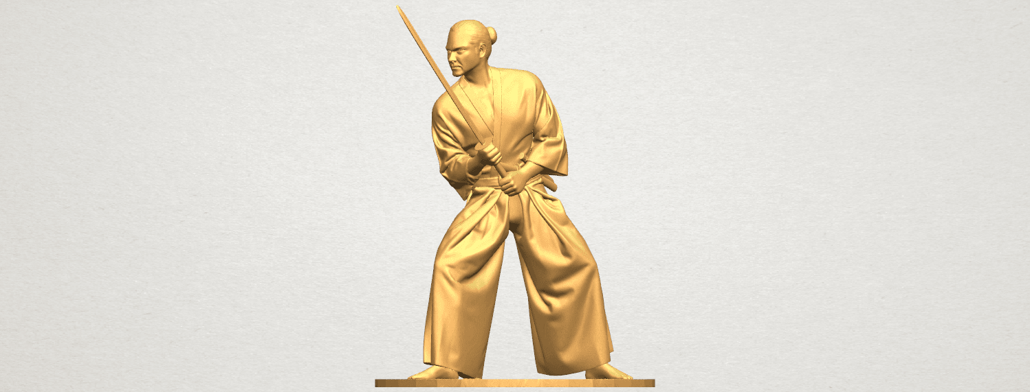 TDA0544 Japanese Warrior A01 ex400.png Download free file Japanese Warrior • Design to 3D print, GeorgesNikkei