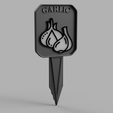 Garlic-ID-Stake-v2.png Gardening Identification Stake - Garlic