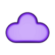 0047_Cloud.obj 3D Cloud Symbol