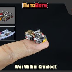 PETC Caf STL file Transformers Nanobots War Within Grimlock・3D printable design to download