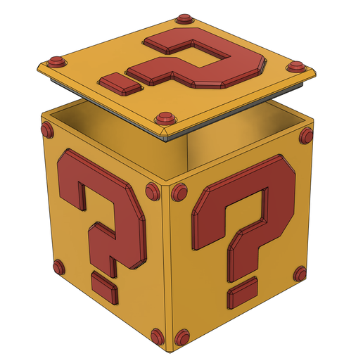 📦 LuckyBox Mario・Free STL File for ・Cults
