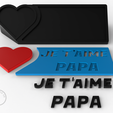 PAPA I love you Dad❤️ ( decorative item )