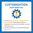 Customization-Rodin.png ESPIRAL TOROIDAL VORTEX GENERADOR DE ONDAS BOBINA DE ORGONO - 95 x 95 x 28 mm