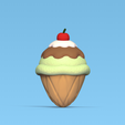Cod105-Cute-Icecream-1.png 3D file Cute Icecream・Template to download and 3D print