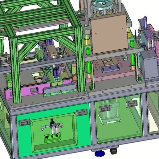 📦 3D Model of Automatic Box Folding Machine・ 3D File for 3D printing ...