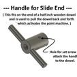 2--Slide_Handle.jpg N Scale -- Pull Control for Gravity-Switcher switch machine