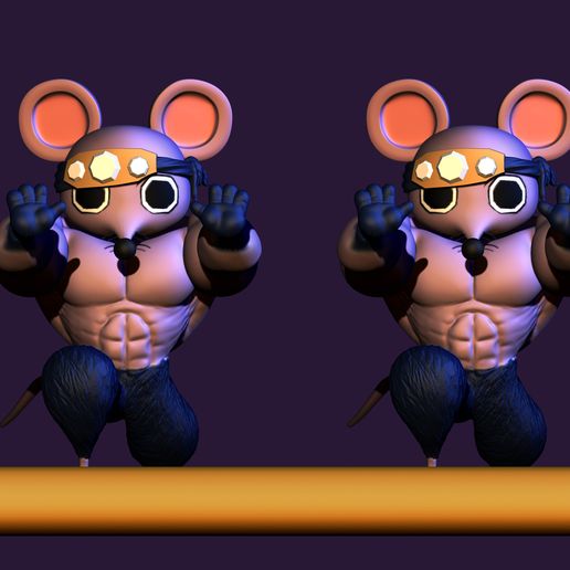 KIMETSU NO YAIBA: TENGEN UZUI MICE - SMARTPHONE SUPPORT 3D model