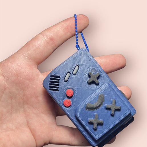 Retro Game Console Keychain - Mini Video Game Controller Charm