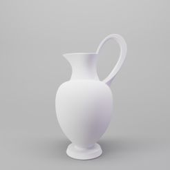 (L) Oinochoe .jpg Fichier STL Oinochoe | Forme de poterie grecque antique・Idée pour impression 3D à télécharger, Tree-D-Prints