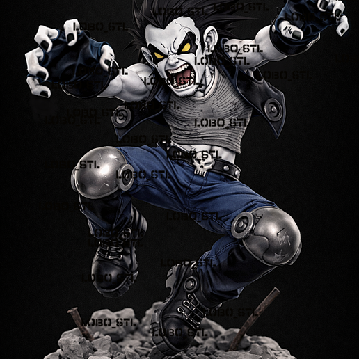 🐺 SLOBO DC FIGURE MINI-2・ STL File for 3D printing・Cults