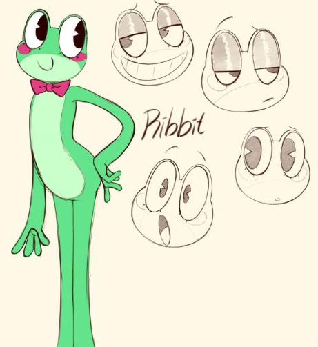 Ribbit Action Figure 3D model