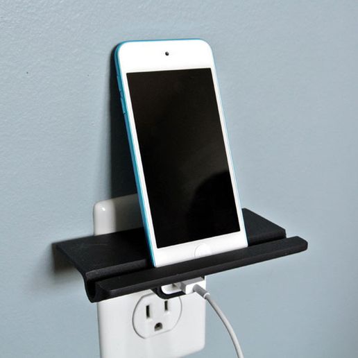 Wall Outlet Shelf 3D model