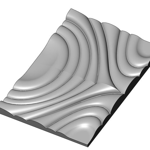 🚰 Mirrored water ripple wave wall art relief sculpture panel 3D print ...