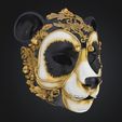 3c.jpg Animal Panda Prom Face Mask - Panda Prom Patter Mask 3D print model