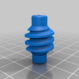 Extruder_Worm_15-to-1.png 15:1 Gear Set and Improved twist-lock for Remote Direct Drive Extruder