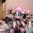 Make2.jpg Chaotic leg conversion kit for giant heraldic robot from a dark future (Updated 15/02/2026)