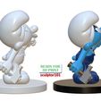 Handy-Smurf-pose-1-2.jpg The Smurfs 3D Model - Handy Smurf fan art printable model