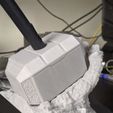 05_mjolnir_print.jpg STL file Pen Holder Mjolnir (Wacom Huion)・Model to download and 3D print