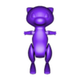 Mew_Body.stl Articulated Pokemon Mew