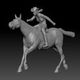 1.jpg cowgirl race horse