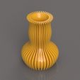 ebe91c912a2de2a34d85e4ff8cf5bb30_display_large.jpg STL file Ribbed Vase・Model to download and 3D print