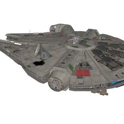 012.jpg STL file Millenium Falcon・3D print object to download, idhamdes