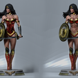 Render3.png Wonder Woman Pack Model 1 and Model 2 3d Print