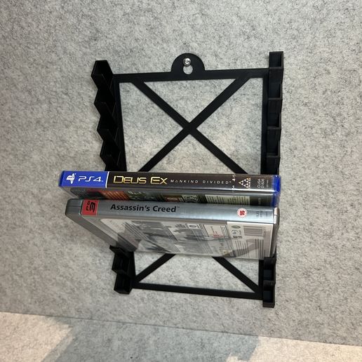 🎮 Wall games stand holder for PlayStation PS5 PS4・ STL File for 3D ...