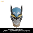 1.png Batman Immortal Legend Helmet 3D Model - Improved Details & Custom Version Fan Made