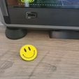 20231206_141612.jpg Smiley Creality K1 and K1 Max USB Dust Cap Cover 80's 90's Rave Acid Watchmen Emoji