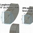 corss_section.jpg US Pegboard Hooks ( 1/4" hole, 1" pitch )