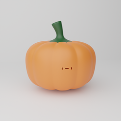 P01.png Free STL file Pumpkin Candy Jar・3D printing template to download
