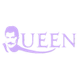 letras con silueta.stl Queen, logo, poster, sign, signboard, rock band, rock music group