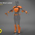 sabine-armor-basic-orange.jpg Sabine Wren's armor - The Star Wars wearable 3D PRINT MODEL