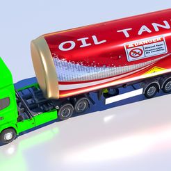 2.jpg Oil Tanker Truck Fuel Tanker 3D Model - High-Quality and Detailed