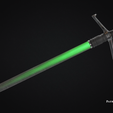 Qui-Gon-Sword-1.png Bartok Medieval Qui-Gon Jin Sword - 3D Print Files