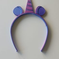 DIADEMA-UNICORNIO-SABELA.jpeg Файл 3MF Diadema unicornio・Модель 3D-принтера для скачивания