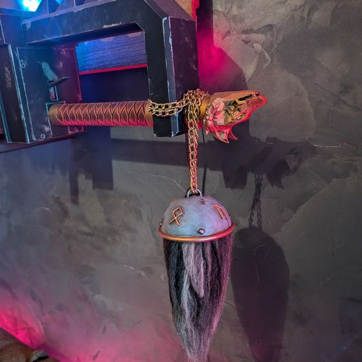 🐺 Wolf tail - Space Wolves prop・Free 3MF File for 3D printing・Cults