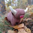 IMG_20171021_165106.jpg Free STL file Highland Cow・3D printer design to download