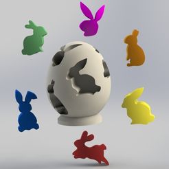 Untitled5.JPG Fichier STL gratuit HINTECH Puzzle de l'œuf de Pâques・Modèle pour impression 3D à télécharger