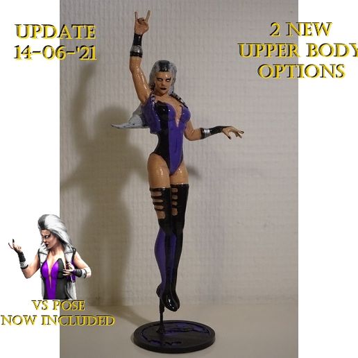 Mortal Kombat 3 Sindel Statue 3D model